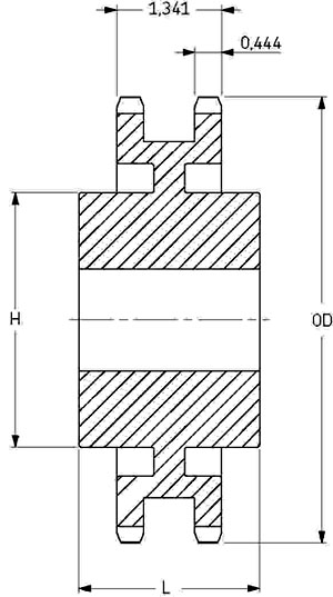 Звездочка PHS 60-2C68